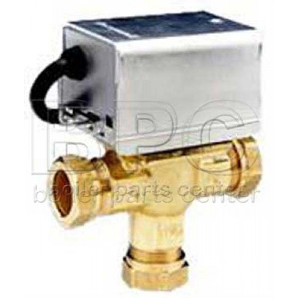 3 Port Motorised Mid Position Diverter Valve - 28mm Comp 