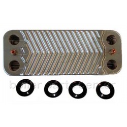 Viessmann 7828746 Plate Heat Exchanger 20 Plates DHW c/w Gaskets Viessmann 7828746 Plate Heat Exchanger 20 Plates DHW c/w Gaskets