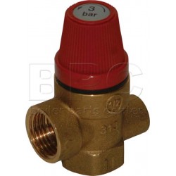 Safety Valve Caleffi  1/2" F X F p3 Bar 313430 Safety Valve Caleffi  1/2" F X F p3 Bar 313430